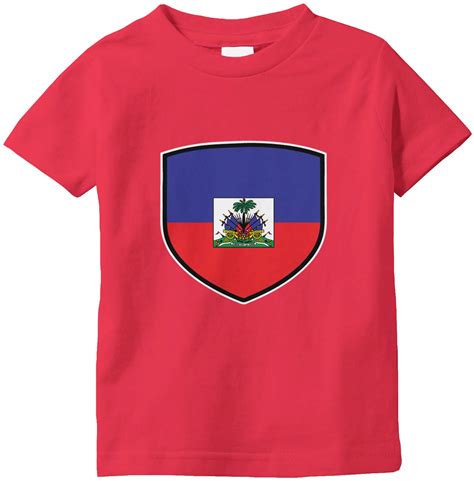 Haiti Shield Haitian Flag Infant T Shirt 4437 Jznovelty