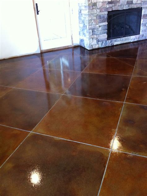 This could be your office! Stained Concrete Virginia, Acid Stain Virginia, Concrete ...