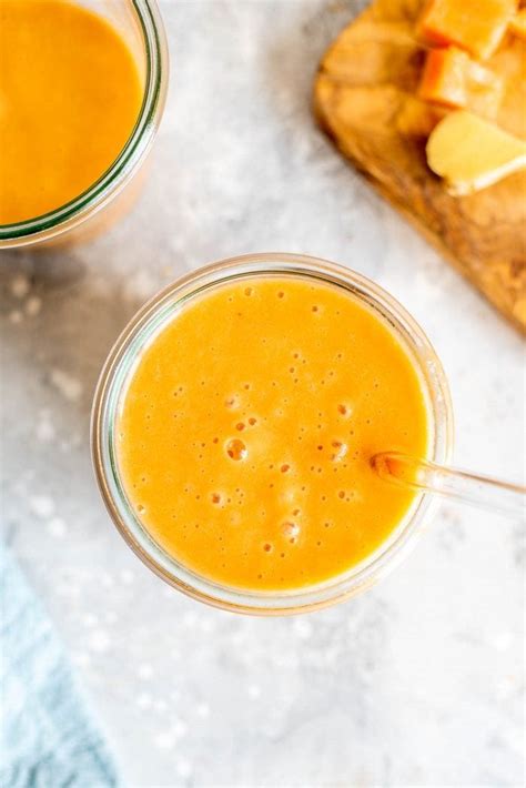 Vegan Banana Papaya Smoothie Recipe Running On Real Food