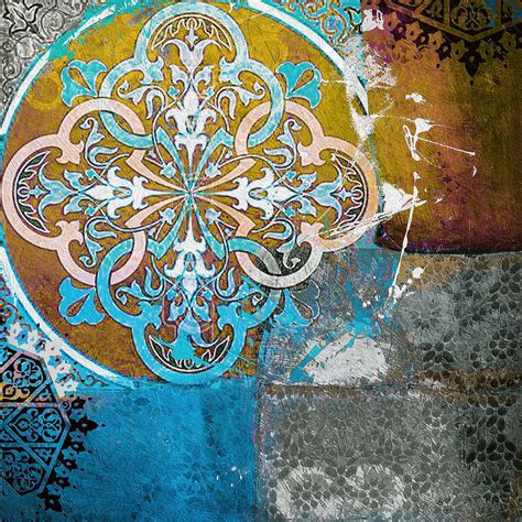 Arabic Motif 01c Painting By Corporate Art Task Force