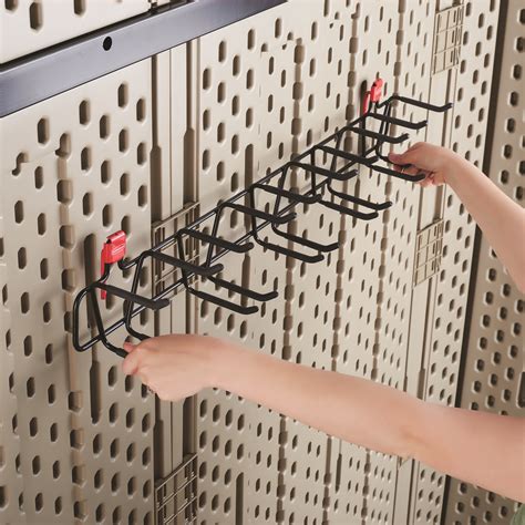 Rubbermaid Shed Storage 50 Pound Capacity 34 In Tool and Sports Rack