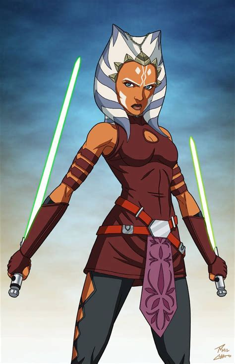 Ahsoka Tano Star Wars Commission By Phil Cho On Deviantart In 2021 Star Wars Images Star