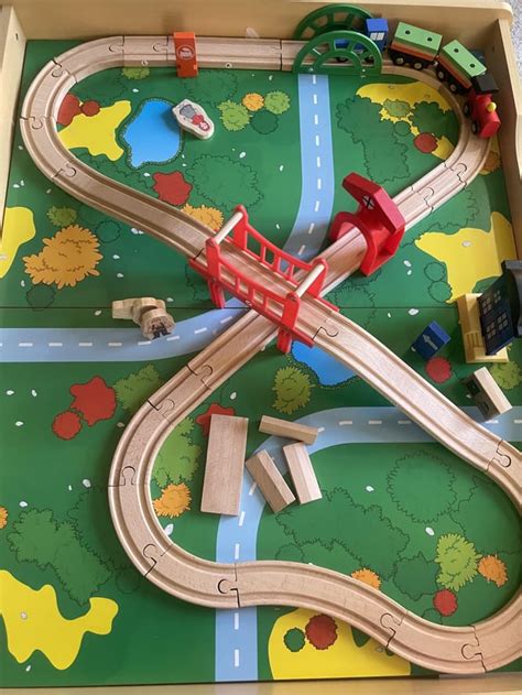 Little Tikes Real Wooden Train And Table Set What Are These Plain Wood