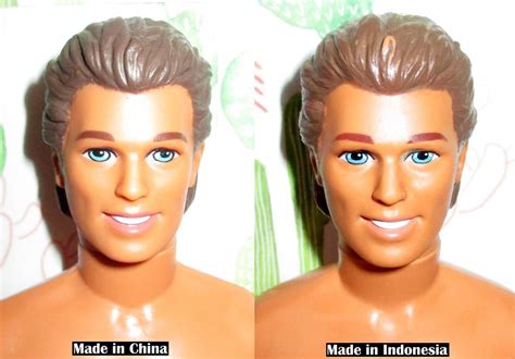 Mattel Barbie Ken Doll S Molded Brown Hair Nude Naked For Ooak Or