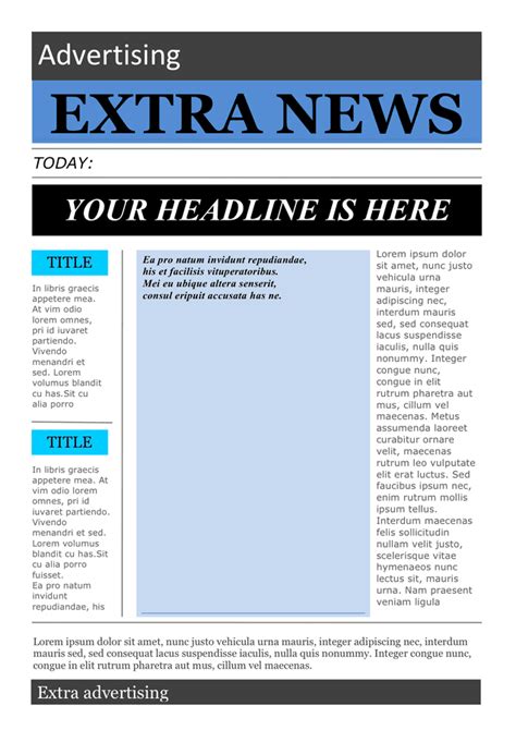 Newspaper Template In Word And Pdf Formats