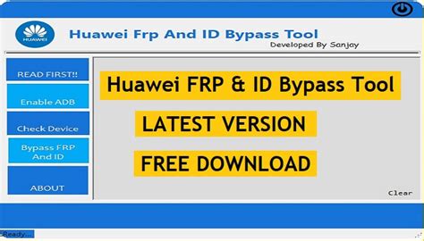 Huawei Frp And Id Bypass Tool Download Latest Version 2021 Free