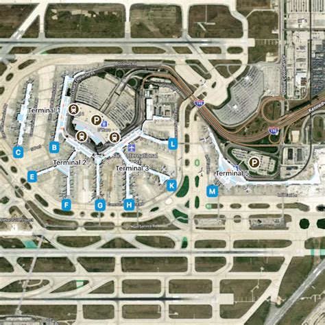 Chicago Ohare Airport Map Guide To Ords Terminals