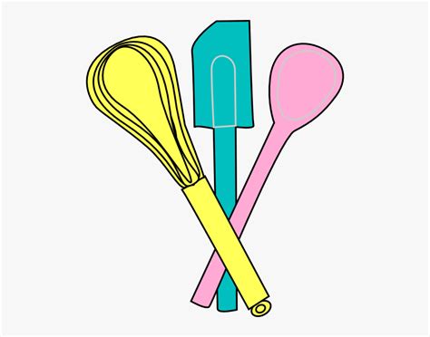 Spatula Clipart Baking Baking Utensils Clipart Hd Png Download