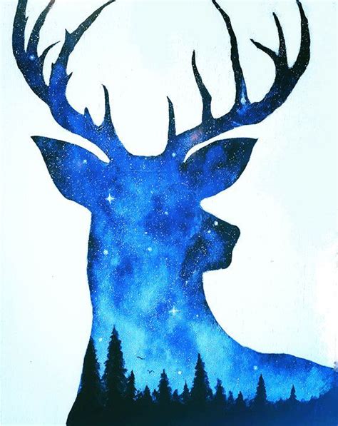 This Is An High Quality Print Of My Original Deer Painting It Is