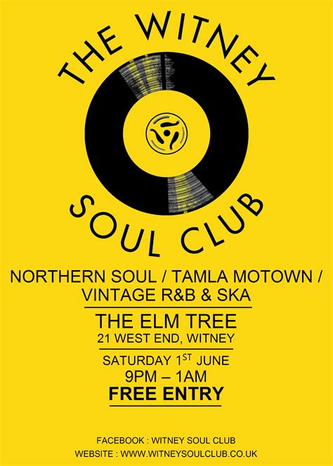 Witney Soul Club Witney Music Festival At The Elm Tree Soul
