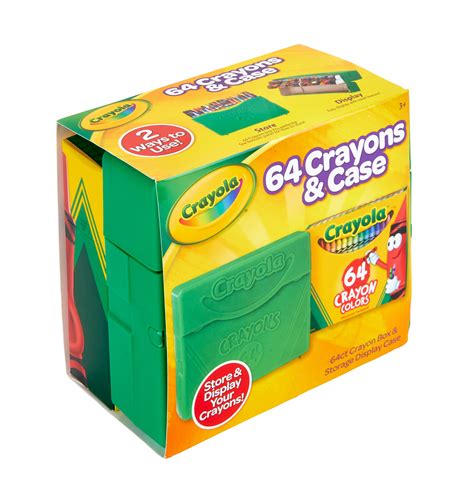 Crayola Crayon Case 64 Count Assorted Colors Child