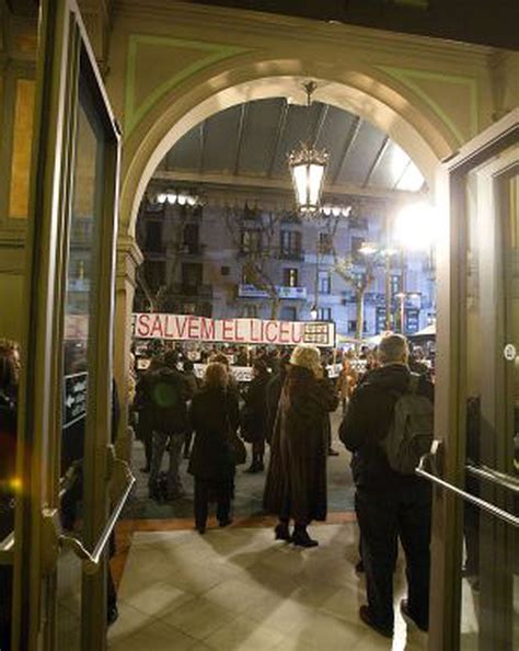 el ere temporal del teatro del liceo afecta al 92 de la plantilla cataluña españa el paÍs