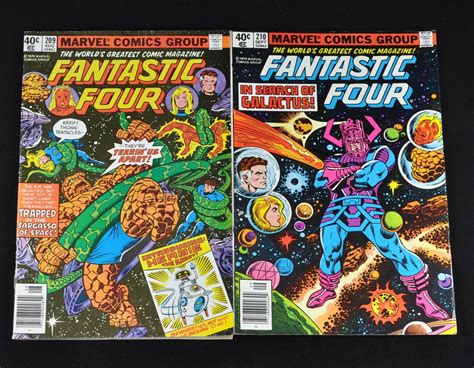 Marvels Fantastic Four Comic Collection 1970 1979 Group Of