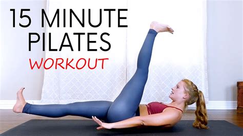 15 Minute Pilates For Lower Abs Belly Fat Workout Flat Tummy Slim