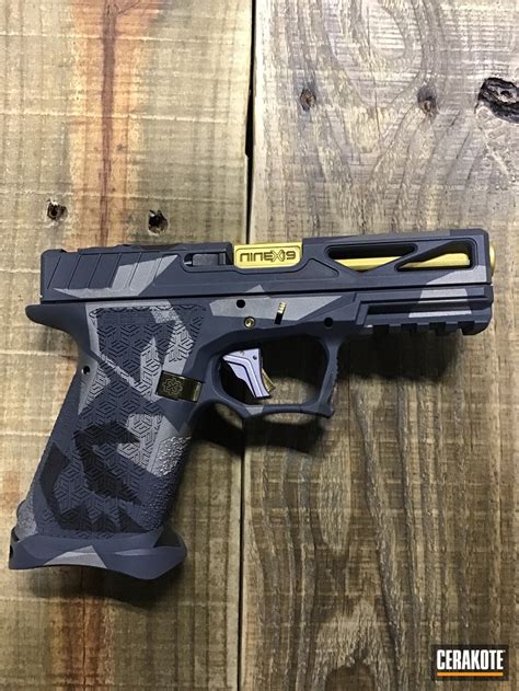 Splinter Camo Glock Cerakoted Using Armor Black Titanium And Glock