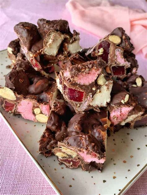 Turkish Delight Rocky Road Easy Recipe By Vj Cooks Quick Video