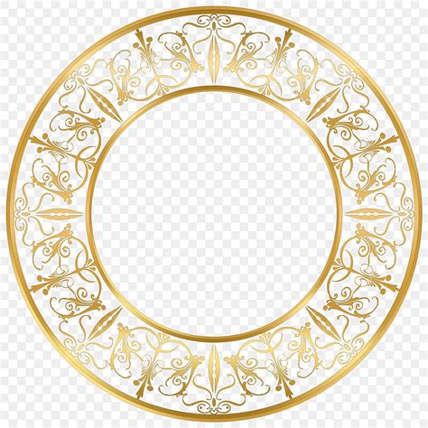 Adorno Decorativo Marco Cl Sico Color Dorado Png Real Antecedentes Vector Png Y Psd Para