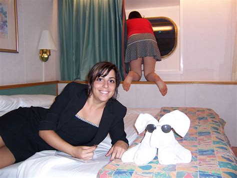 Each similar to the others, emphasizes the mass market approach of the cruising industry. Girls in a Cruise Ship Cabin with Towel Elephant ...