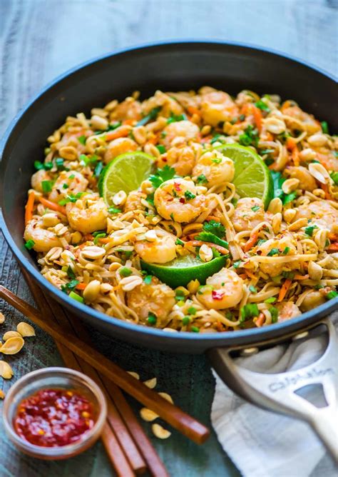 There was a public contest to find a new national noodle dish, and the winner was a pad thai consisting of. 15 Delicious Shrimp Dishes You Can Make In Just 15 Minutes