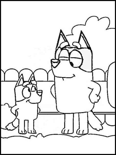 Bluey Father And Son Coloring Pages Bluey Coloring Pages Coloring