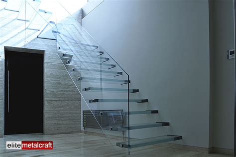 Gallery Of Ledborough Straight Glass Staircase Glass Treads Glass