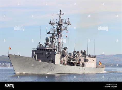 Esps Reina Sofia F84 A Santa Maria Class Frigate Of The Spanish Navy