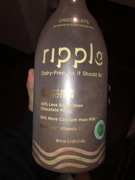 The ripple platform is an open source protocol which is designed to allow fast and cheap transactions. Ripple now makes their milk with Vitamin B12! : vegan