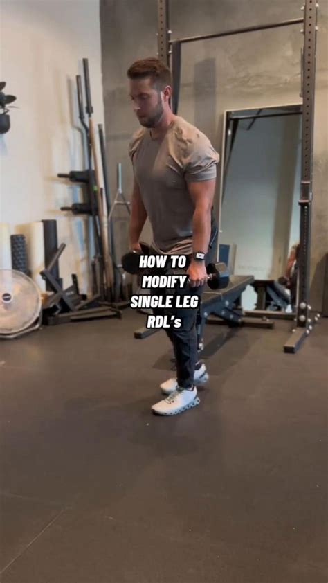 How To Modify Single Leg Rdls Balance Modification Singlelegrdl