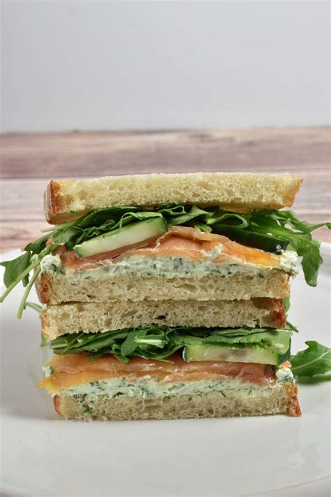 Smoked Salmon Sandwich With Dill Cream Cheese Wednesday Night Cafe