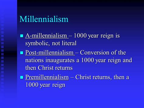 1000 Year Reign Of Christ Explained