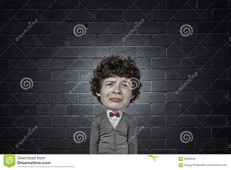 He Has Great Mind Stock Image Image Of Happy Expression 60059035