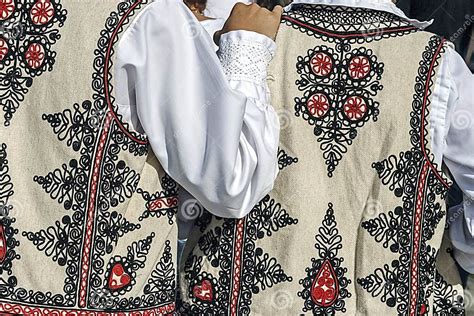 Traditional Romanian Folk Costumedetail 33 Stock Photo Image Of