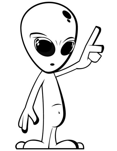 Alien Coloring Pages Printable
