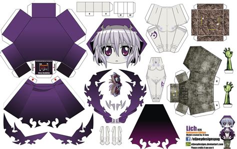 Papercraft Anime Lich Manualidades A Raudales
