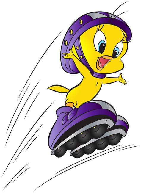 Tweety With Roller Skates Clip Art Png Image Gallery Yopriceville
