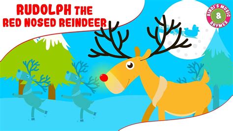Rudolph The Red Nosed Reindeer Christmas Songs For Kids With Lyrics