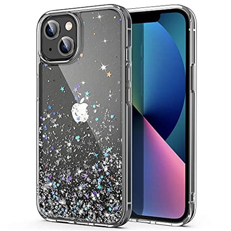 Ulak Designed For Iphone 13 Case Clear Glitter Sparkly Soft Tpu Bumper