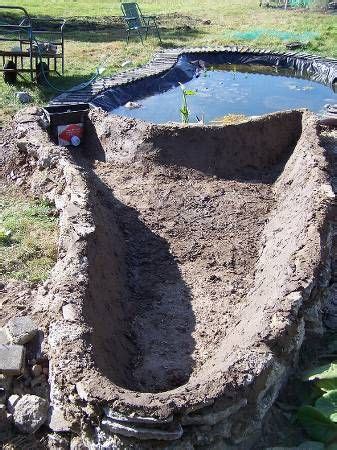 How much does it cost to build a bioball pond filter? reed bed cleans greywater and drains into pond | Natural ...
