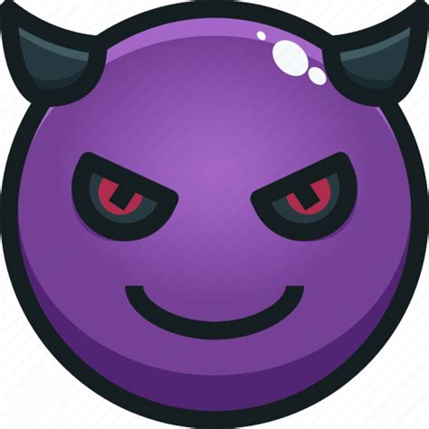 Demon Emoji Emotion Emotional Face Icon Download On Iconfinder