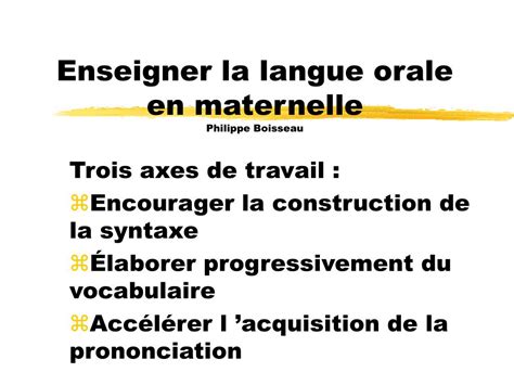 Ppt Langage En Maternelle Powerpoint Presentation Free Download Id