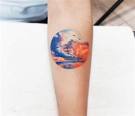 Sunset Tattoo By Ksenia Vaykhel Photo 22865