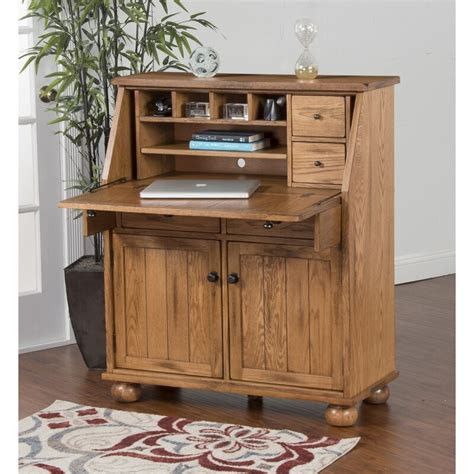 Fresno Solid Wood Secretary Desk And Reviews Birch Lane