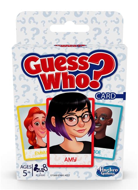 Guess Who The Card Game Board Game At Mighty Ape Australia