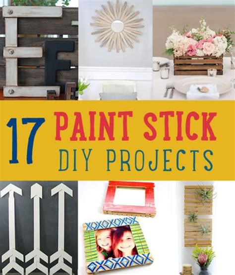 17 Simple And Fun Diy Paint Stick Crafts
