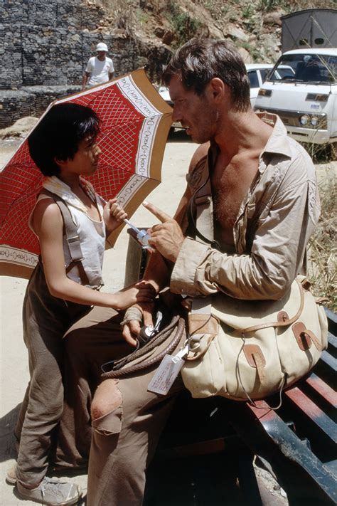 Rare Indiana Jones Photos Of Ke Huy Quan And Harrison Ford