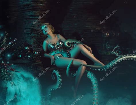 Octopus Girl Tentacles Stock Photo By Liqwer20 Gmail 96766598