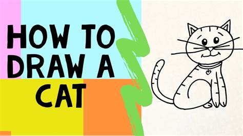 Grab your pencil and paper and watch as i guide you through these easy to follow drawing. How to draw a CAT in 3 easy steps I Pets - YouTube
