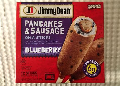 Jimmy Dean Blueberry Pancake And Sausage On A Stick Review Freezer