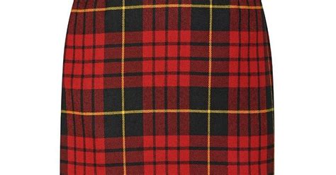 Plaid Pencil Skirt Any Length Up To 500 Tartans Scotlandshop