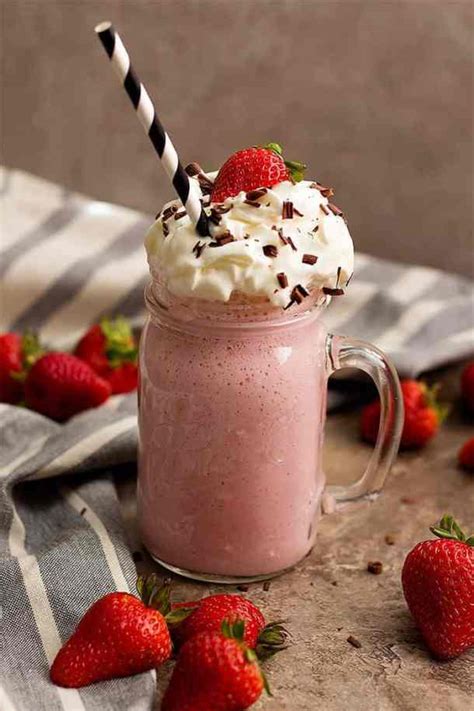 The Best Ever Strawberry Milkshake • Unicorns In The Kitchen